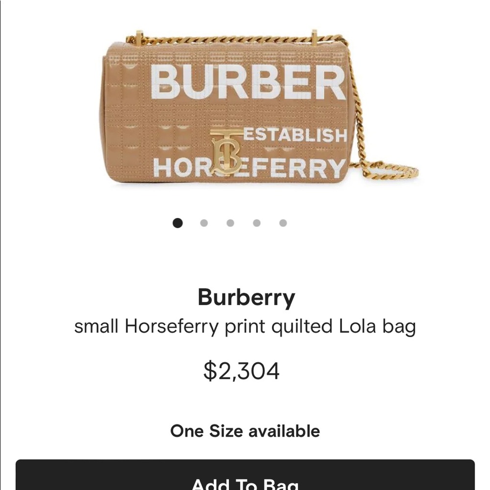 Authentic Burberry horseferry print bag - Picture 8 of 12